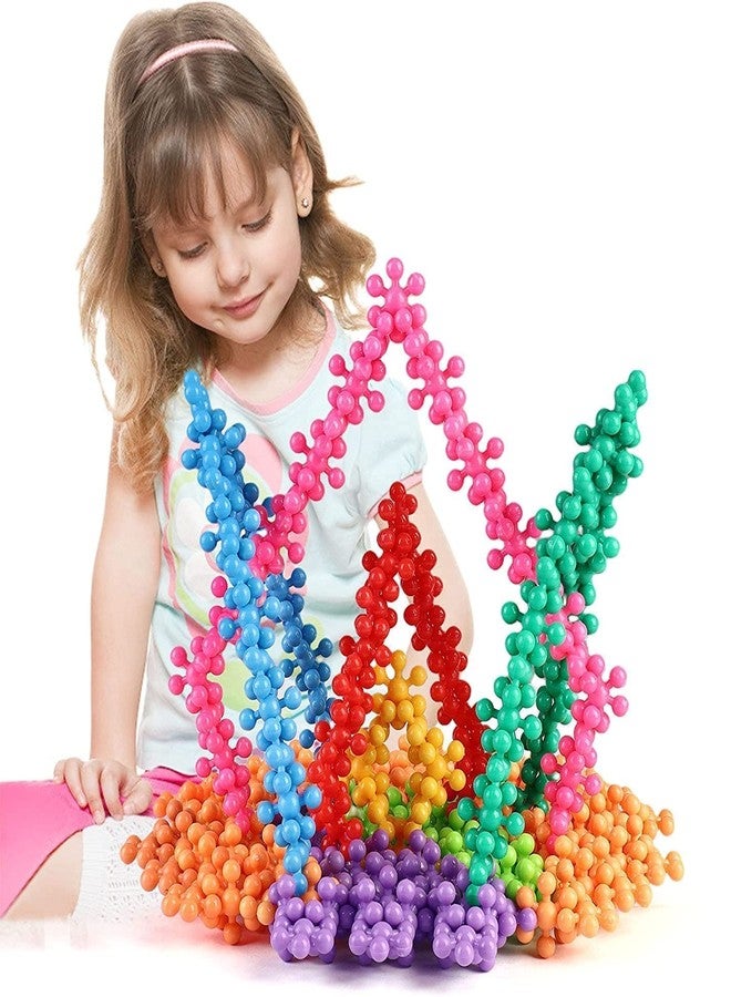 BlackZone� Star Links Interlocking Blocks Educational, Construction Blocks for Kids, Colorful Star Building Blocks Toys for Kids Boys Girls Multicolor for Age 5+ Years (Star Link 200 Pcs) - Image 1